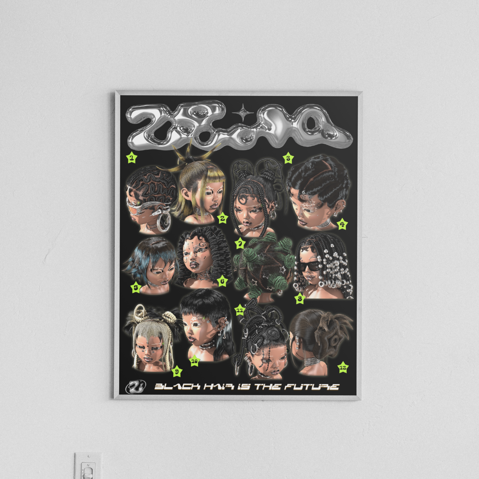 The ZEWO SALON Poster Print